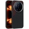 VSETKONAMOBIL 134975 ABEEL C CARBON Ochranný kryt pre Xiaomi 17 Ultra BLACK-RED