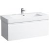 Kúpeľňová skrinka pod umývadlo Laufen Pro S 101x45x39 cm biela lesk H4835510964751