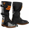 Topánky na motocykel Shot Race 2 čierno-camo-fluo oranžové Veľkosť: 39