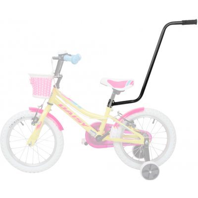 Vodiaca tlačná tyč na detský bicykel inSPORTline Pushino Black