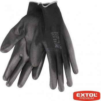 EXTOL PREMIUM rukavice z polyesteru polomáčané,, čierne 8856637 od 1,01 € -  Heureka.sk