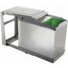 Elletipi TOWER 16+10 L Výsuvný vstavaný odpadkový kôš / automatické veko 6136174487232