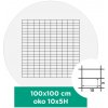TopStone Gabiónová sieť 100x100 cm, oko 10x5 H