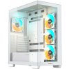 GIGABYTE C500 PANORAMIC STEALTH ICE/Midi Tower/Transpar./Biela, GB-C500PI ST