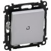 Legrand 752312 VALENA LIFE TLAČIDLO NO-NC S PODSVIETENÍM HLINÍKOVÉ + predĺžená záruka na 3 roky