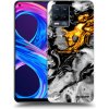 Picasee silikónový prehľadný obal pre Realme 8 Pro - Black Gold 2