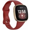 eses Silikónový remienok pre Fitbit Versa 3 a 4, Sense 1 a 2 - Veľkosť S, červený
