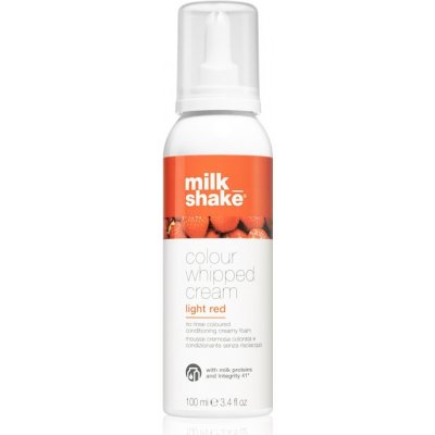 Milk Shake Colour Whipped Cream tónovacia pena pre všetky typy vlasov Light Red 100 ml