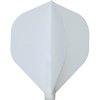 Letky na šípky Cosmo Fit Flight Standard biele, 6ks