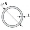 Effector - Jednoduchý profil (EASY) - B40 - Dĺžka 2 m - Farba Striebro