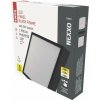 Emos ZM6343 LED NEXXO stropné/nástenné prisadené klasické svietidlo štvorec 225 × 225 × 42 mm 21W 1900lm 3000/3500/4000K čierna