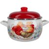 Metalac smaltovaný hrniec s pokrievkou 22 cm / 5,00 L KOHÚT