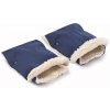 SENSILLO Rukávnik na kočík 2 ks 45x21 navy 45x21 modrá
