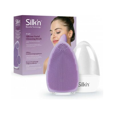 Silk#39;n Bright fialová / čistiaci prístroj na tvár / 7 rýchlostí / až 8000 vibrácií za min. (SIL-BRIGHTPURPLE)
