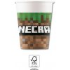 Procos Papierové poháre Minecraft 200ml 8ks