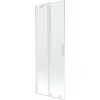 Mexen Velar 2-krídla vaňová zástena posuvná 70 x 150 cm, transparentná, biela - 896-070-000-01-20