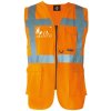 Korntex | KXMF – Berlin, Multifunkčná vesta, oranžová, XL