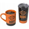 Sada hrnčekov Harley-Davidson Ride & Rest Travel/Coffee Mug Set