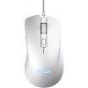 Trust GXT924W YBAR+/Herní/Optická/Pro praváky/25 600 DPI/Drátová USB/Bílá 24891