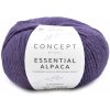 ESSENTIAL ALPACA Katia Farby ESSENTIAL ALPACA: 99 tmavá fialová - NOVÁ