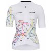 RIVANELLE BY HOLOKOLO Cyklistický dres s krátkym rukávom - MAAPPI ELITE LADY - biela/viacfarebná