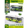 Interaktívny zelený autobus so svetlami a zvukmi 1:16