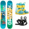 Gravity Ace detský snowboard + Beany Kido viazanie + Beany Joker topánky - 90 cm + XXS (EU 25-32)