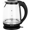 Rýchlovarná kanvica ECG RK 2080 2200 W 2 l čierna (RK-2080 GLASS)