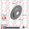 ZIMMERMANN Brzdový kotúč 590.2829.52