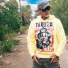 Yakuza mikina pánska s kapucňou Welcome HOB 26033 pale banana Farba: žltá, Veľkosť: XXL