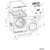 Whirlpool Panel pračky + čelo násypky pračky Whirlpool FWSG 61083 BV CS C00578599