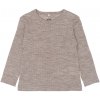 Mikk-Line Mikk - line dětské vlněné tričko s dlouhým rukávem 6019 - Melange Denver Velikost: 80 100% vlna