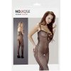 NO:XQSE - Bodystocking s bočným vzorom - čierna - 2XL/3XL