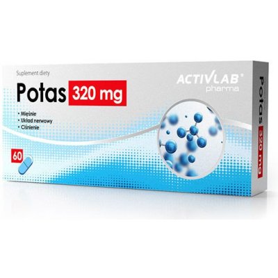 ActivLab Pharma Potassium 320 mg draslík 60 kapsúl