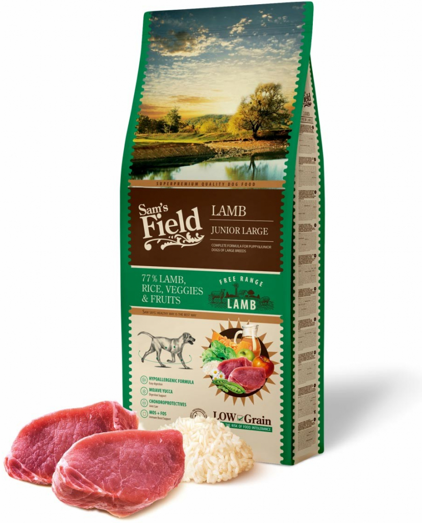 Sam\'s Field Low Grain Junior Large Lamb Free Range 13 kg