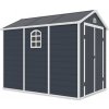 Letoss Záhradný domček VERMONT 190x280x226cm, tmavosivý