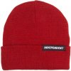 INDEPENDENT čiapka Bar Beanie Cardinal Red CARDINAL RED