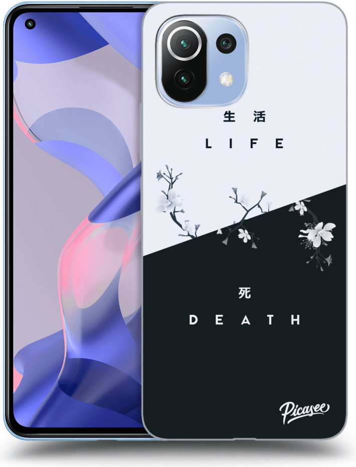 Púzdro Picasee silikónové Xiaomi 11 Lite 5G NE - Life - Death čiré