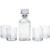 EXCELLENT Whiskey set karafa + poháre sada 5 ks krištáľové sklo, 0,9 L