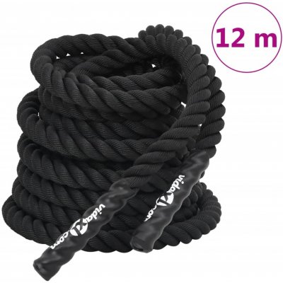 vidaXL Battle Rope 12 m 9 kg