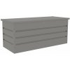 Záhradný box G21 Denver 770 L, metalický šedý plechový