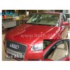 Deflektory - protiprievanové plexi Audi A4 Sedan 2000 - 2009 (+zadné)