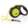 Flexi New Neon M pásek 5 m, max. 25 kg, žlutá
