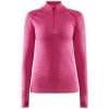 CRAFT CORE Dry Active Comfort Zip W růžová 1911167-B738000 M; Růžová triko