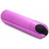 Bang! 10X Rechargeable Vibrating Metallic Bullet Purple