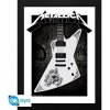 Metallica Zarámovaný plagát - Papa Het Guitar
