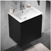 BATH DELUXE | Kúpeľňová skrinka s umývadlom HENRY 51 cm čierna | BT0105