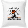 Im not lost - geocaching - Vankúš 50x50 - 50x50 - Vrátane výplne ( Biela )