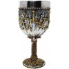 MystiCalls Dekorační kalich (pohár) s 3D motivem mečů, polyresin, 250 ml