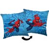 Jerry Fabrics Mikroplyšový vankúš Spiderman Blue 05 Polyester 40x40